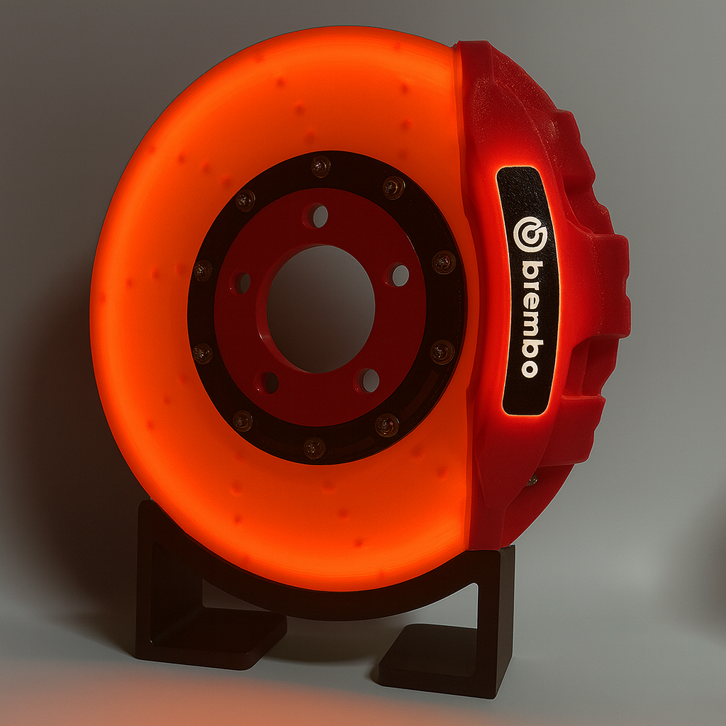 GlowTrack™ – Rotglühende Bremsscheibenlampe