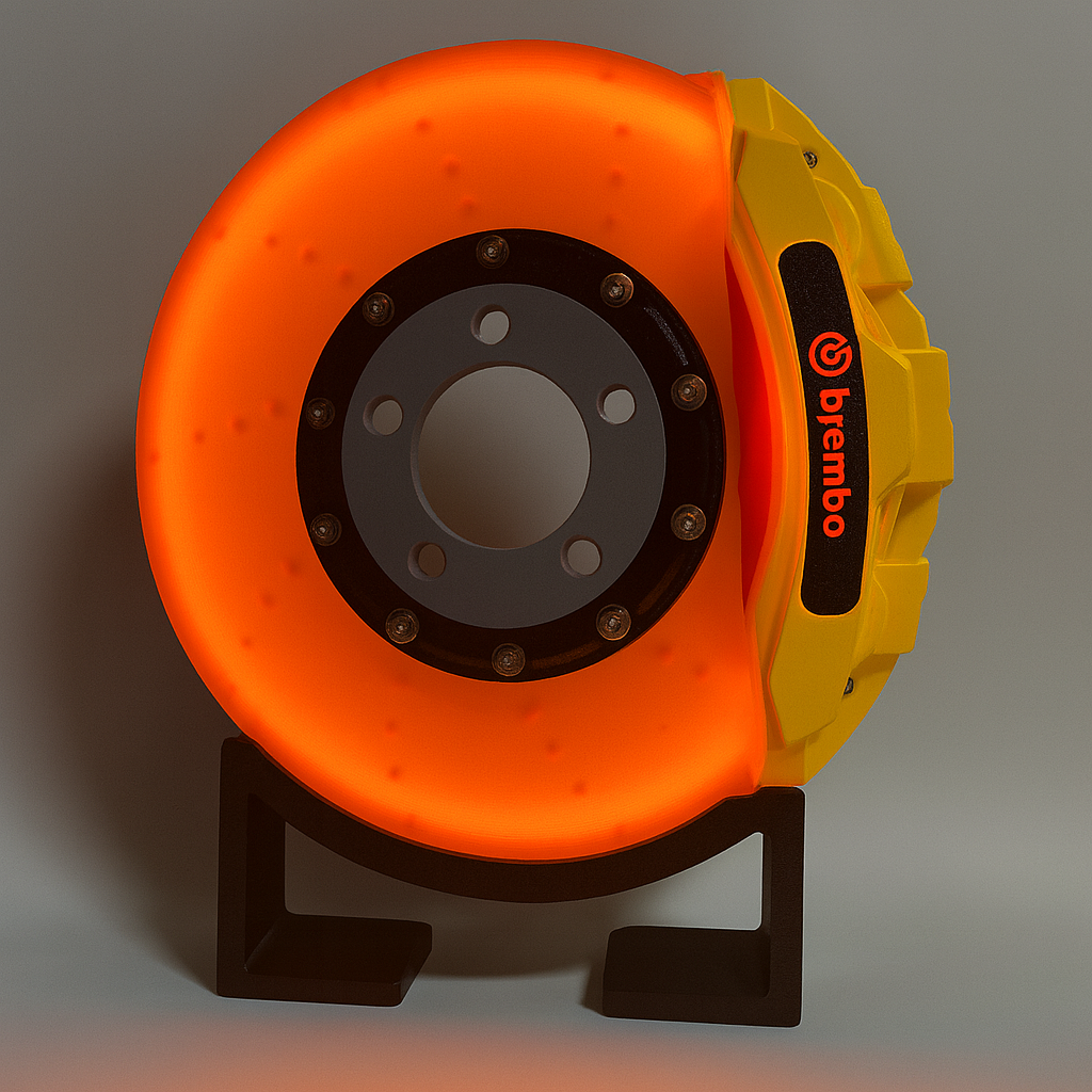 GlowTrack™ – Rotglühende Bremsscheibenlampe